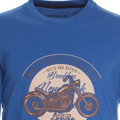 POLERA MANGA LARGA AZUL PIEDRA DISEÑO