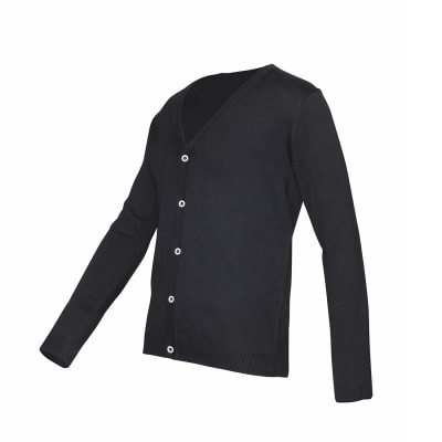 SWEATER CARDIGAN BOTONES NEGRO 3XL