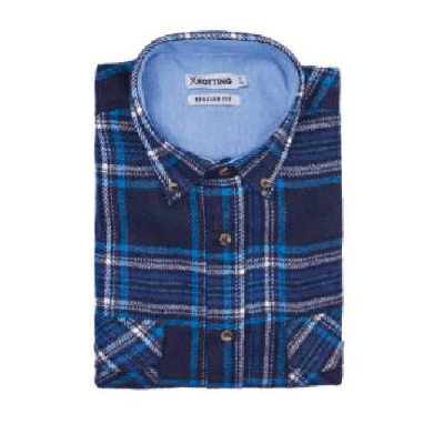 CAMISA LEÑADORA AZUL 3XL / 4XL