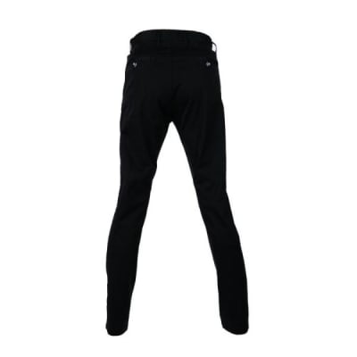 PANTALON GABARDINA ELASTICADO NEGRO