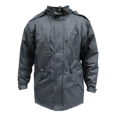 PARKA LARGA ACOLCHADA NEGRO 3XL