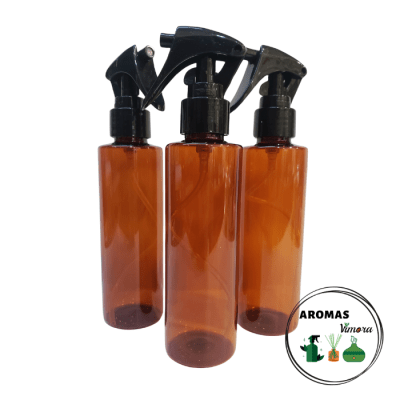 BOTELLA PET AMBAR 150 ML CON GATILLO