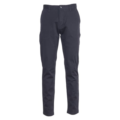 PANTALON FRENTE PLANO ELASTICADO NEGRO