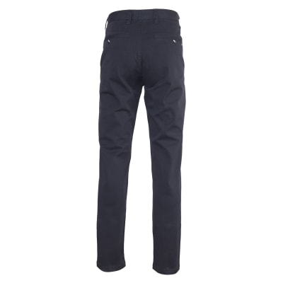 PANTALON FRENTE PLANO ELASTICADO NEGRO