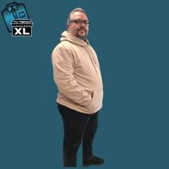 POLERON CANGURO BEIGE