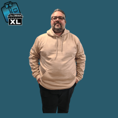 POLERON CANGURO BEIGE