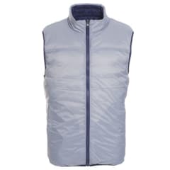 PARKA SIN MANGA REVERSIBLE AZUL - GRIS