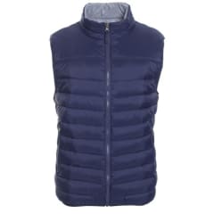 PARKA SIN MANGA REVERSIBLE AZUL - GRIS