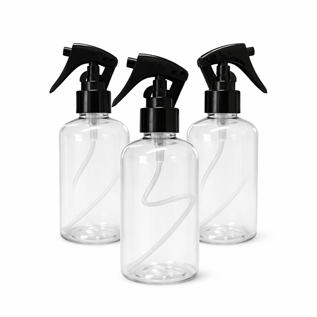 BOTELLA PET TRANSPARENTE 250 ML CON GATILLO PACK 10 UNIDADES1