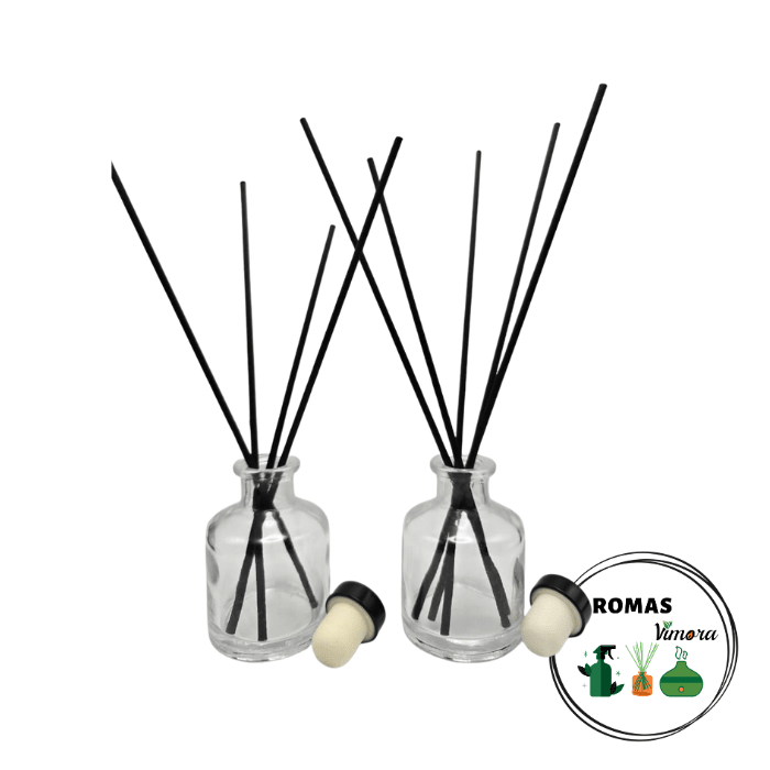 ENVASE DIFUSOR EN VARILLA (MIKADO) TRANSPATENTE REDONDO 50 ML1