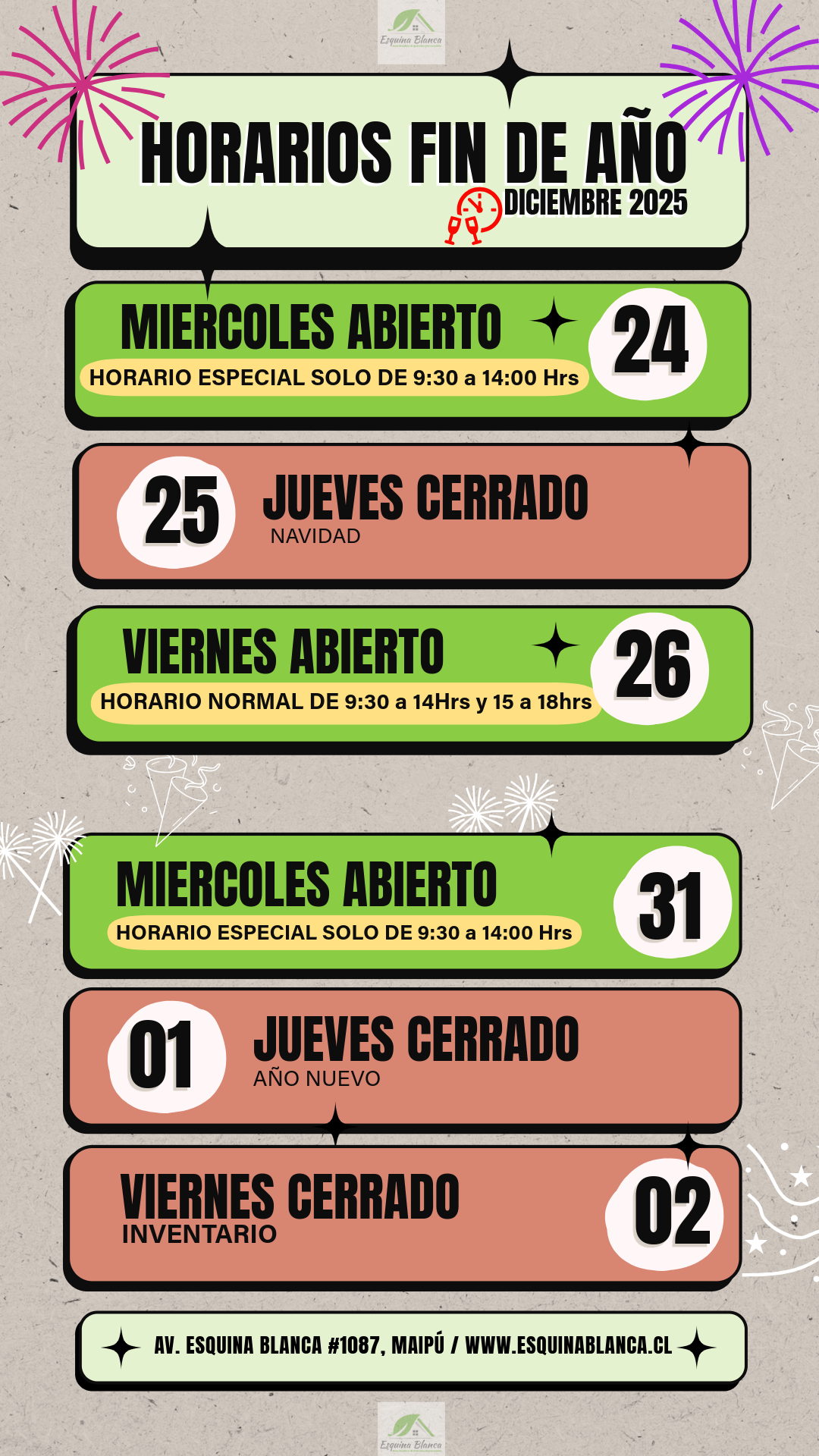 Esquina Blanca SpA | Distribuidora de Articulos Descartables