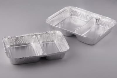 BANDEJA DE ALUMINIO RECTANGULAR C/TAPA (10 Unidades) BANDEJA DE ALUMINIO RECTANGULAR C/TAPA (10 Unidades)