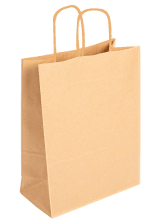 BOLSA DE PAPEL KRAFT CON MANILLA (10 unidades)