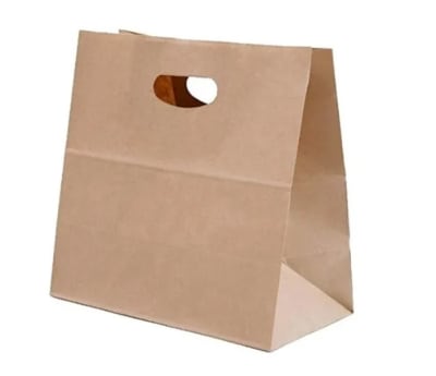 BOLSA DE PAPEL KRAFT ASA TROQUEL (25 Unidades)