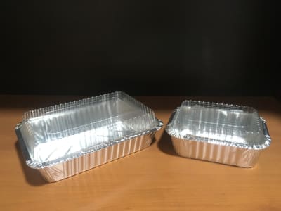 BANDEJA DE ALUMINIO RECTANGULAR C/TAPA (10 Unidades) BANDEJA DE ALUMINIO RECTANGULAR C/TAPA (10 Unidades)