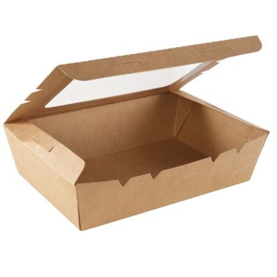 CAJA KRAFT CON VENTANA (50 Unidades) CAJA KRAFT CON VENTANA (50 Unidades)