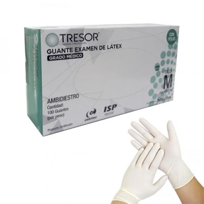 GUANTES DE LATEX BLANCO (100 Unidades) GUANTES DE LATEX BLANCO (100 Unidades)