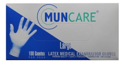 GUANTES DE LATEX BLANCO (100 Unidades) GUANTES DE LATEX BLANCO (100 Unidades)