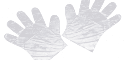 GUANTES DE POLIETILENO TRANSPARENTE (100 Unidades)1