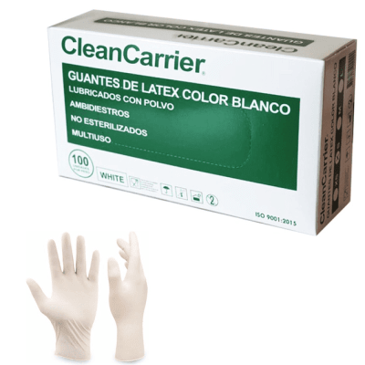 GUANTES DE LATEX BLANCO (100 Unidades) GUANTES DE LATEX BLANCO (100 Unidades)