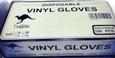 GUANTES DE VINILO BLANCO CON POLVO (100 Unidades) GUANTES DE VINILO BLANCO CON POLVO (100 Unidades)