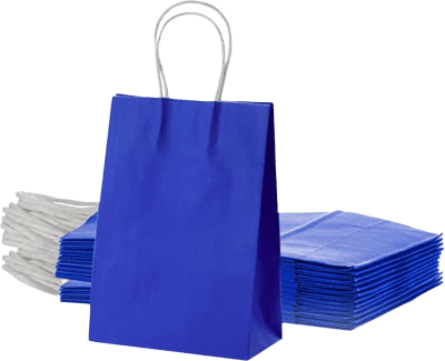 BOLSA DE PAPEL COLOR CON MANILLA (10 unidades)