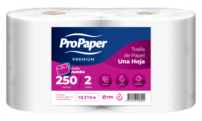 PAPEL ABSORBENTE PROPAPER (2 rollos) PAPEL ABSORBENTE PROPAPER (2 rollos)