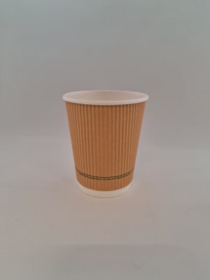 VASO RIPPLE KRAFT COMPOSTABLE 8oz (25 unidades)