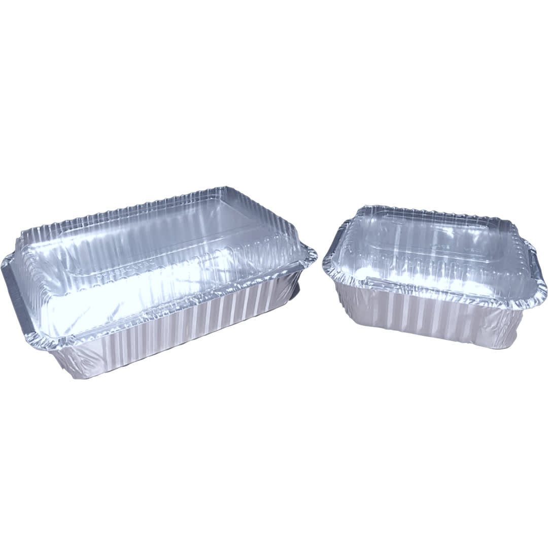 BANDEJA DE ALUMINIO RECTANGULAR C/TAPA (20 Unidades)7