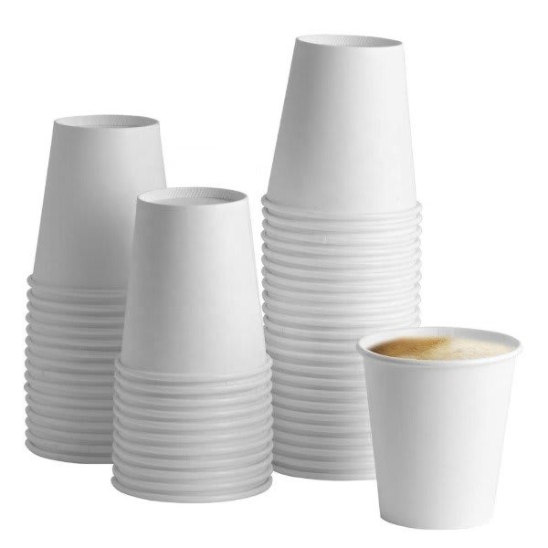 VASOS POLIPAPEL BLANCO (50 Unidades) 0