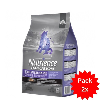 PACK X2 NUTRIENCE INFUSION CAT CONTROL PESO 5KG