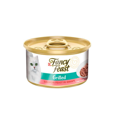FANCY FEAST GRILLED SALMON FEAST IN GRAVY 85GR1
