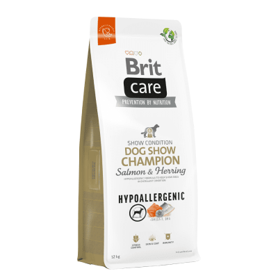 BRIT CARE DOG HYPOALLERGENIC DOG SHOW CHAMPION SALMON & HERRING 12 KG