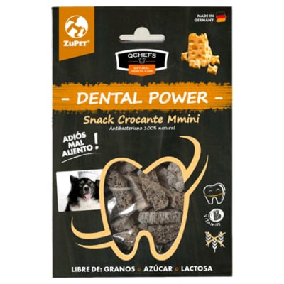 QCHEFS DENTAL SNACK CROCANTE MINI PERRO (65 GR)1
