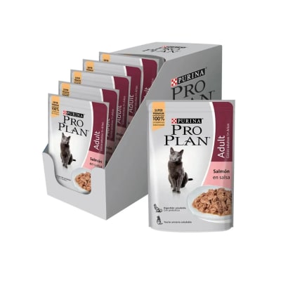 PRO PLAN POUCH CAT SALMON 85 G (CAJA 15 UNI)