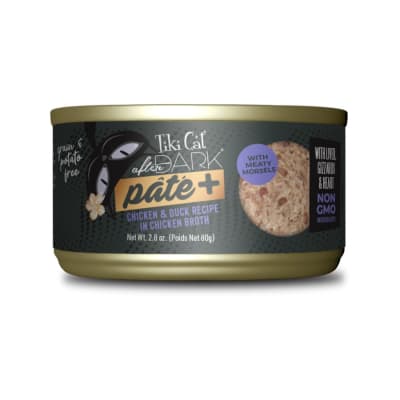 TIKI CAT AFTER DARK PATE+ CHICKEN Y DUCK WET FOOD, 80 GR