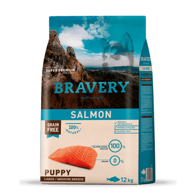 BRAVERY SALMON PUPPY LARGE/MEDIUM BREEDS