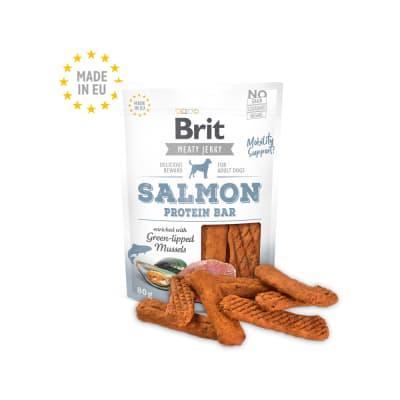 JERKY SNACK SALMON PROTEIN BAR FOR DOGS 80gr