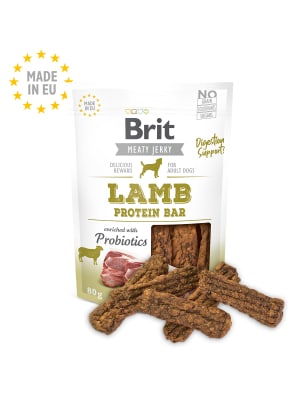 JERKY SNACK LAMB PROTEIN BAR FOR DOGS 80gr