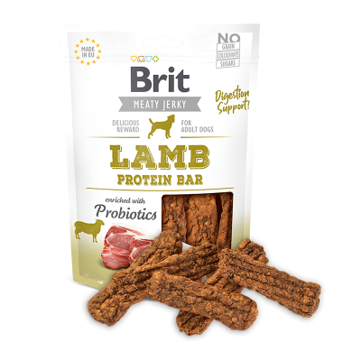 JERKY SNACK LAMB PROTEIN BAR FOR DOGS 200gr