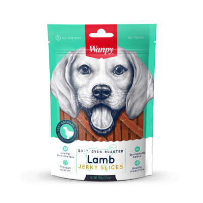 WANPY SOFT LAMB JERKY SLICES 100GR