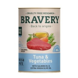 BRAVERY TUNA AND VEGETABLES DOG WET FOOD 290 GR