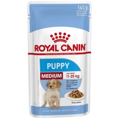 ROYAL CANIN POUCH MEDIUM PUPPY 140GR
