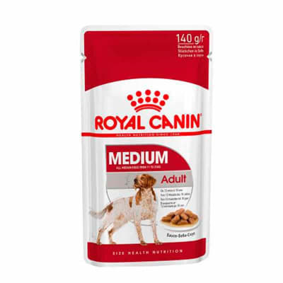 ROYAL CANIN POUCH MEDIUM ADULT 140GR