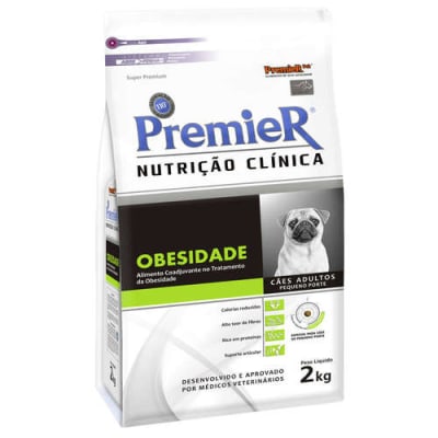 PREMIER NUTRICION CLINICA PERRO OBESIDAD RAZA PEQUEÑA 2KG