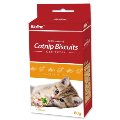 GALLETAS CATNIP BIOLINE SALMON BACALAO