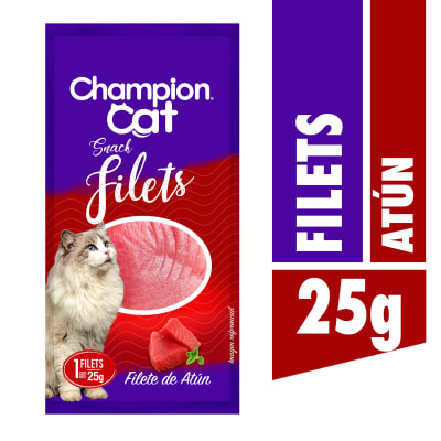 CHAMPION CAT FILETS ATUN 25GR