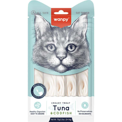 WANPY CREAMY TREAT TUNA & CODFISH
