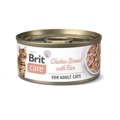 BRIT CARE CAT CHICKEN BREAST WITH RICE 70GR1