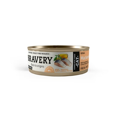 ALIMETNO HÚMEDO BRAVERY - PULPA DE CABALLA - GATOS CACHORROS 70 GR